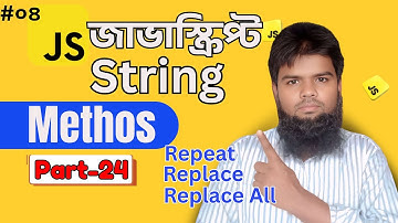 String Methods Repeat | Replace | ReplaceAll | learn javascript for web development