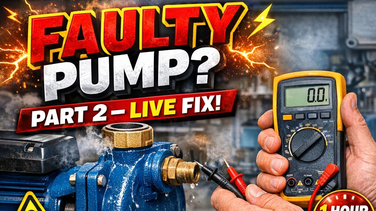 FAULTY PUMP DIAGNOSIS PART 2 🔧🚨 Troubleshooting & Repair Step-by-Step