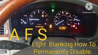 B2418/B2413 AFS LIGHT BLANKIG LS430