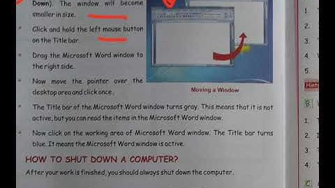 Computer class 1 chapter 5 OPERATING A COMPUTER PART 4 cyberapps