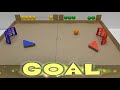 How to make a hockey with the ball with magnets Desktop Game from Cardboard