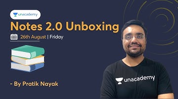 The Printed Notes 2.0 are now finally here! | Watch the Unboxing video by Pratik Nayak