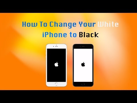 How to Change a White iPhone 7 8 X Plus to Black - No Repair required!