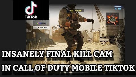 SATISFYING FINAL KILL CAM IN CALL OF DUTY MOBILE TIKTOK VERSION 🔥