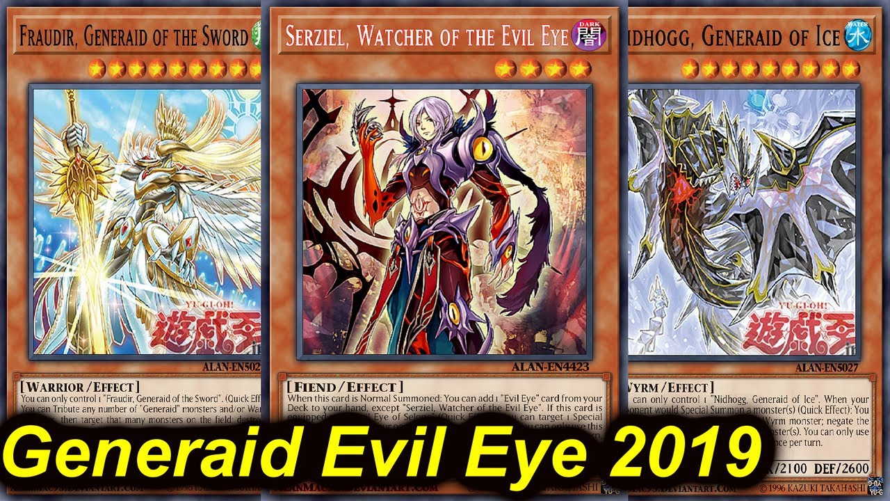 YGOPROGENERAIDER EVIL EYE DECK 2019 YGOPROGENERAIDER EVIL EYE DECK 2019