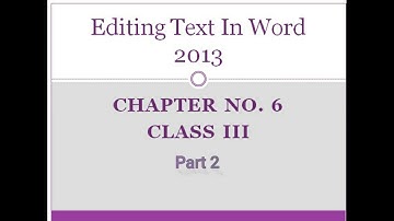 Air Force School Yelahanka | Class 3 | Computer Sci | Ch  6 Part 2