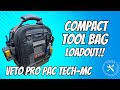 Compact tool bag loadout  30 tools and just 18lbs veto pro pac techmc