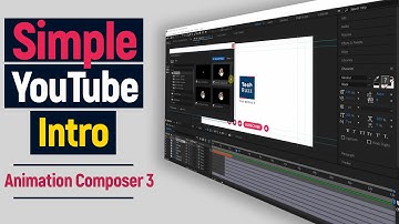 How To Use Animation Composer 3 | Creating a Simple YouTube Intro