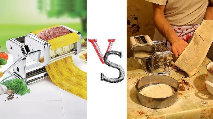 Máquina de rodillos para hacer pasta fresca de acero inoxidable para fideos  espagueti, ravioli, Embar Pastamaker, máquina de pasta, máquina para hacer