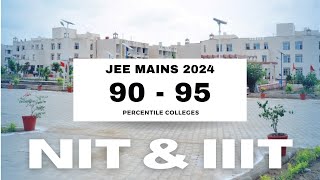 9095 Percentile in JEE Mains 2024 | NIT's & IIIT's By JEE Mains Percentile | Collegemitra