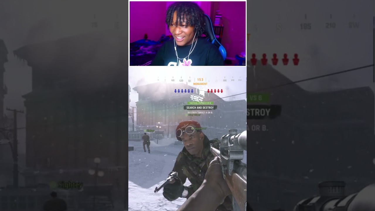 I HIT AN INSANE TRICKSHOT ON CALL OF DUTY VANGUARD! #shorts