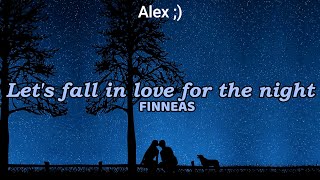FINNEAS - Let's Fall in Love for the Night (Sub. Español)