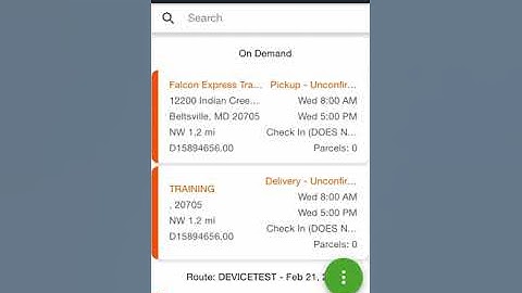 Make sure your CXT Driver app is CLEARED OUT each day.