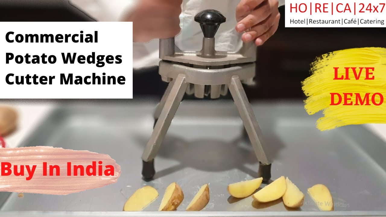 Choice Potato Wedge Cutter - 8 Wedge French Fry Cutter 