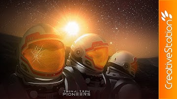 Pioneers  - 3D Speed art (#Photoshop, #Blender) | CreativeStation