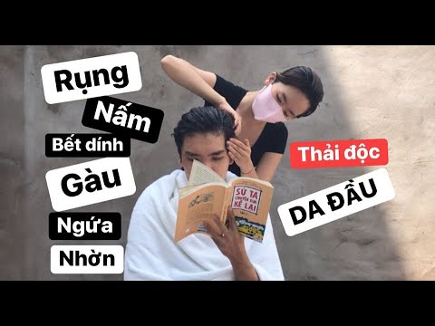 Tạm biệt tóc NHỜN BẾT GÀU NGỨA nhờ TẨY TẾ BÀO CHẾT DA ĐẦU | Nhật Vi Beauty