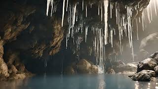 Sleep Deeper With Dripping Water Sounds in the cave, Natural Relaxing Sounds