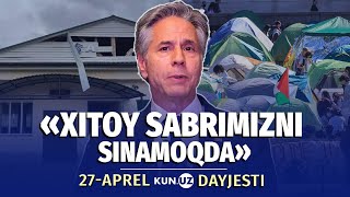 Falastinni tan olgan Yamayka va Ukraina vokzallariga zarba - 27-aprel dayjesti