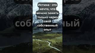 Истина - это нечто, что можно понять только через свой собственный опыт. Кхьенце Вангпо #shorts