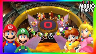 Super Mario Party Minigames Luigi vs Mario vs Peach vs Daisy