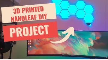3D Printed DIY NanoLeaf Project with Alexa/Google Home (Easy to make)