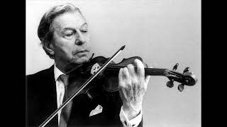 Nathan Milstein - Mendelssohn Violin Concerto, Bach Allegro Assai