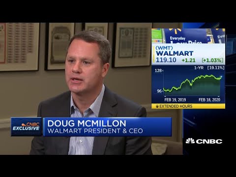 Walmart CEO: It's too early to tell how to forecast coronavirus impact