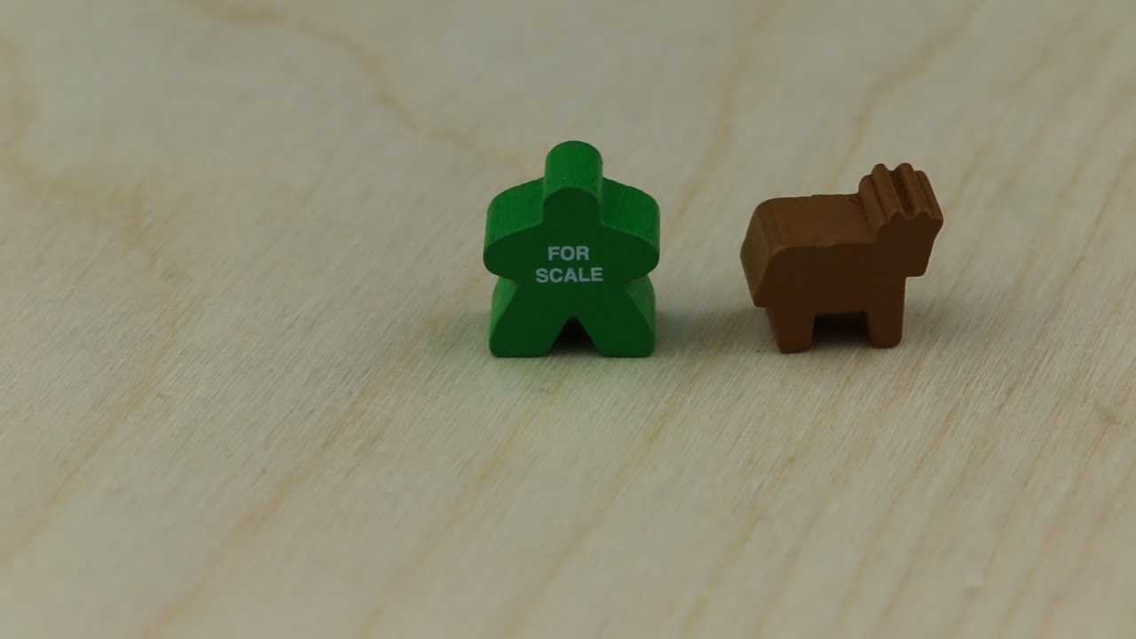 Cow Board Game Pieces from The Game Crafter YouTube