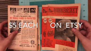 1953 Vintage Magazines in Etsy $5 each