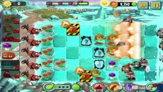Plants Vs Zombies 2 Frostbite Caves - Day 15 Walkthrough