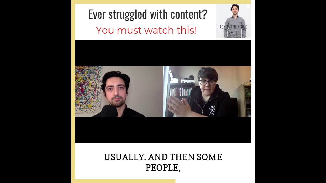 Ever struggled to create content? Listen to this!