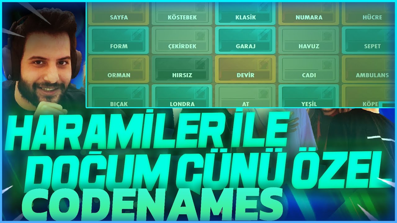 DOĞUM GÜNÜ ÖZEL EKİPLE CODENAMES - YouTube