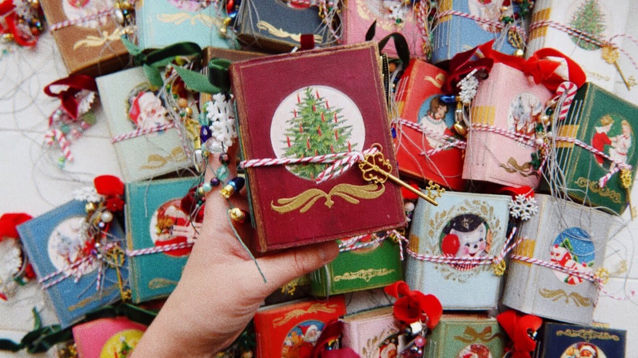 ✿ mini journals ✿ Christmas ornaments! TUTORIAL!