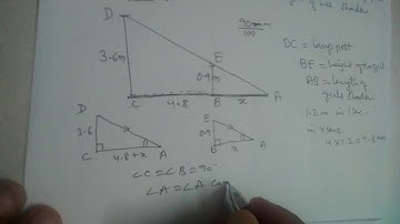 A girl of height 90cm is walking away from the base of the lamp post at a speed of 1.2m/s.