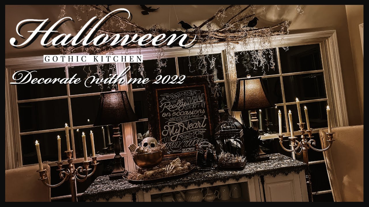 Add a touch of gothic glamour to your kitchen this Halloween