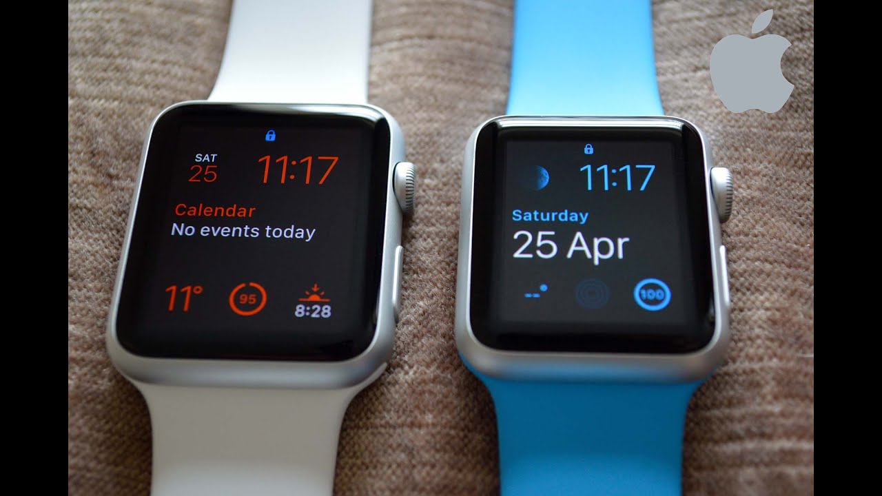 Apple Watch 42mm V 38mm Size Comparison YouTube