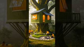 Convent into old model shelter to modern house 🏠| beautiful surprise to grandpa 👴| #ai #house#carfts