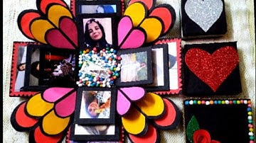 DIY - Explosion box tutorial for beginners | How to make explosion box step by step