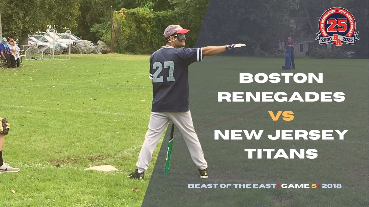 Boston Renegades vs. New Jersey Titans | Beast of the East | Beep Baseball 2018