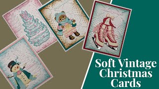 Soft Vintage Christmas cards | Frank Garcia Christmas Blush collection screenshot 2