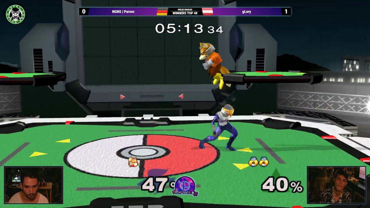 SUPERBOU 3 - NGNS | Parsec (Fox) Vs. gLory (Sheik) - Winners Top 48 - Melee