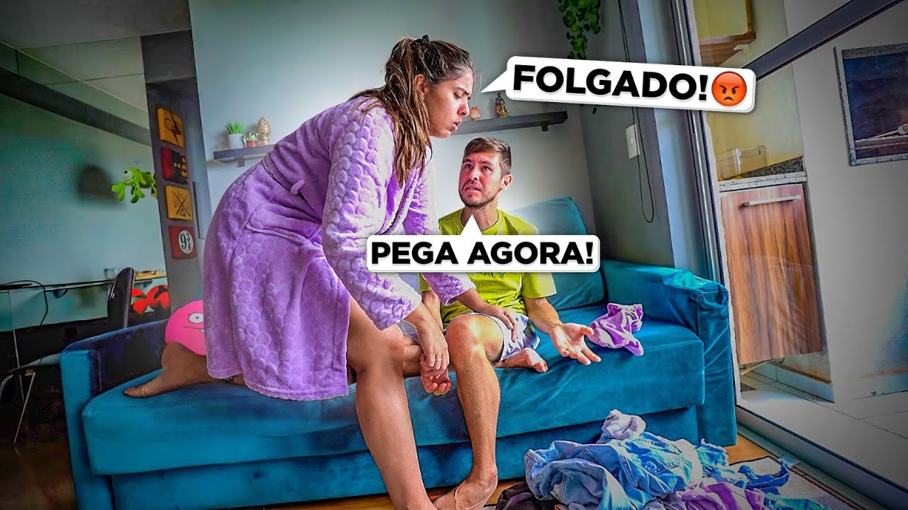 FUI FOLGADO E QUASE FUI EXPULSO DE CASA
