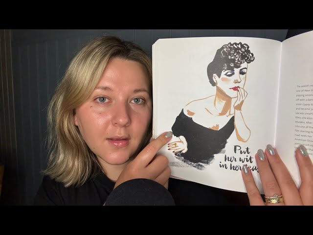 Whispered history of rebellious women ✨ ASMR book reading + tracing