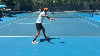 右利きにしたラーナーティエンのフォアストローク（スロー）/ Learner Tien Forehand Stroke Slow Motion【Righty】