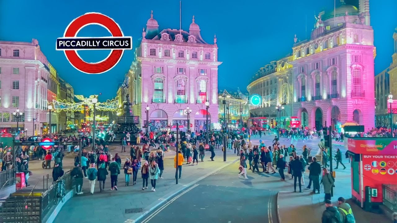 BEST London Christmas Lights Tour 4k 2022 YouTube