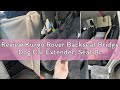 Review Kurgo Rover Backseat Bridge Dog Car Extender, Seat Bridge for Dogs, Padded Pet Car Barrier, R