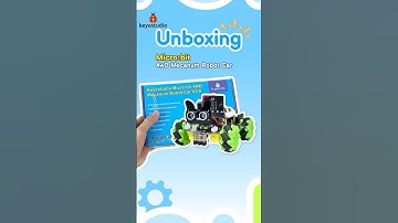 🐞Unboxing a Micro:bit Robot Car🚗#shorts #keyestudio #microbit #coding #stem #diy #coding #unboxing