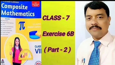 Composite Mathematics Class -7 Exercise - 6B / Algebraic expression Addition