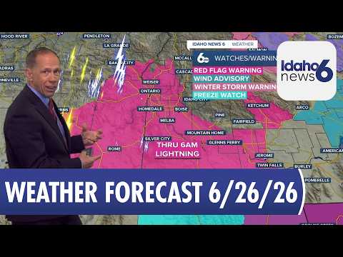 Scott Dorval's Idaho News 6 Forecast - June 26, 2026