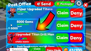 😱YEEEEES! I GOT THIS! ✨POST OFFICE CHECK✨ Ultimate In Toilet Tower Defense | Roblox